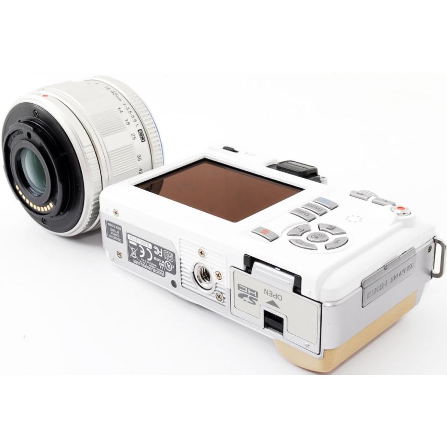 オリンパス ミラーレス OLYMPUS ペン E-PL1 レンズキット ホワイト 中古 SDカード付き 届いてすぐに使える｜i-camera-shop｜04