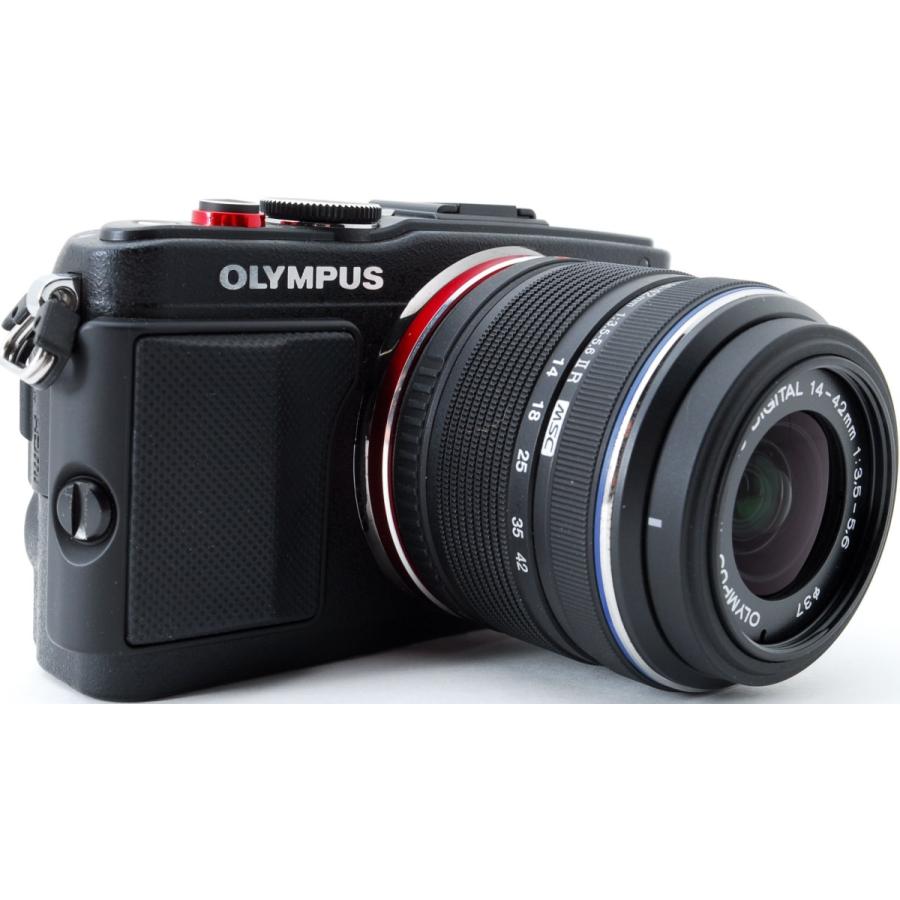 オリンパス ミラーレス OLYMPUS PEN Lite E-PL6 レンズキット ブラック