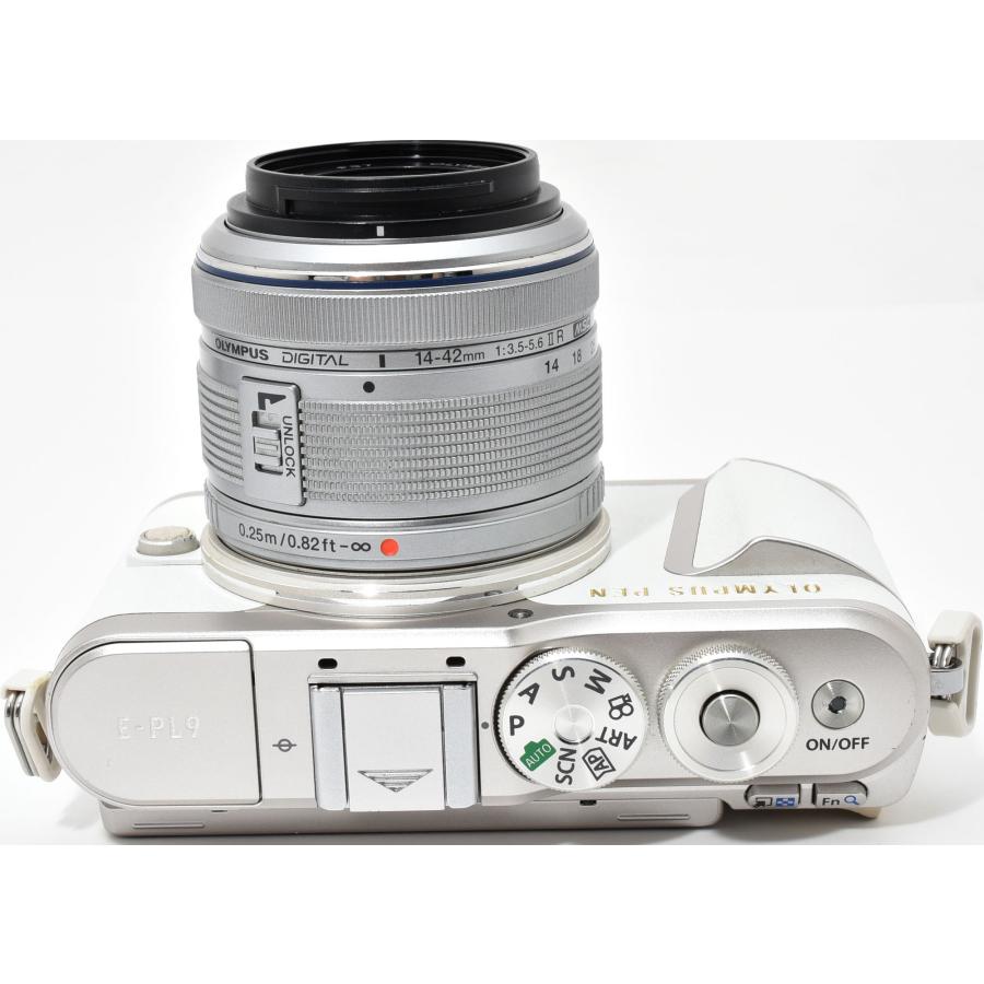 OLYMPUS PEN オリンパス ミラーレス E-PL9 ホワイト レンズキット 中古