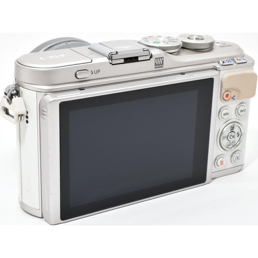 OLYMPUS PEN オリンパス ミラーレス E-PL9 ホワイト レンズキット 中古