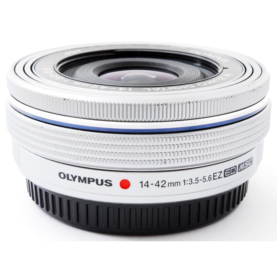 オリンパス 標準レンズ OLYMPUS M.ZUIKO DIGITAL ED 14-42mm F3.5-5.6 EZ シルバー 中古｜i-camera-shop｜05