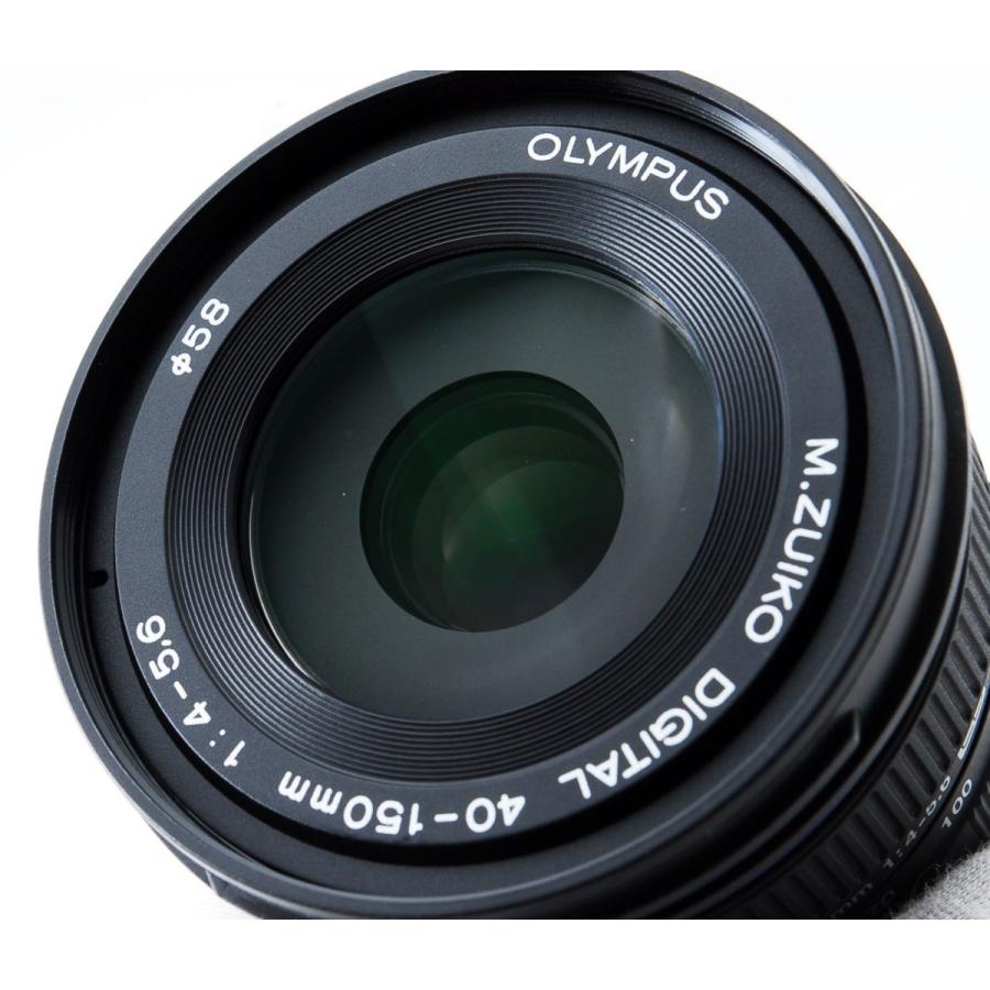 オリンパス 望遠レンズ OLYMPUS M.ZUIKO DIGITAL ED 40-150 ブラック 中古 保証｜i-camera-shop｜09