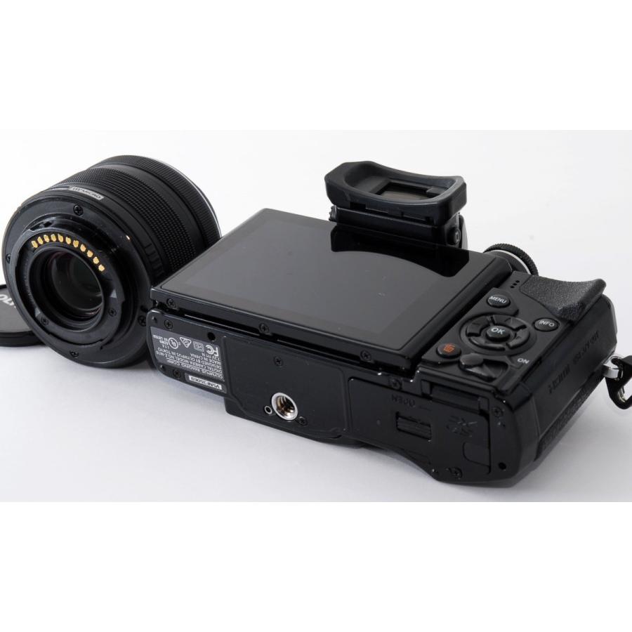オリンパス ミラーレス一眼 OLYMPUS OM-D E-M10 レンズキット ブラック 中古 Wi-Fi搭載 新品SDカード付き 届いてすぐに使える｜i-camera-shop｜05