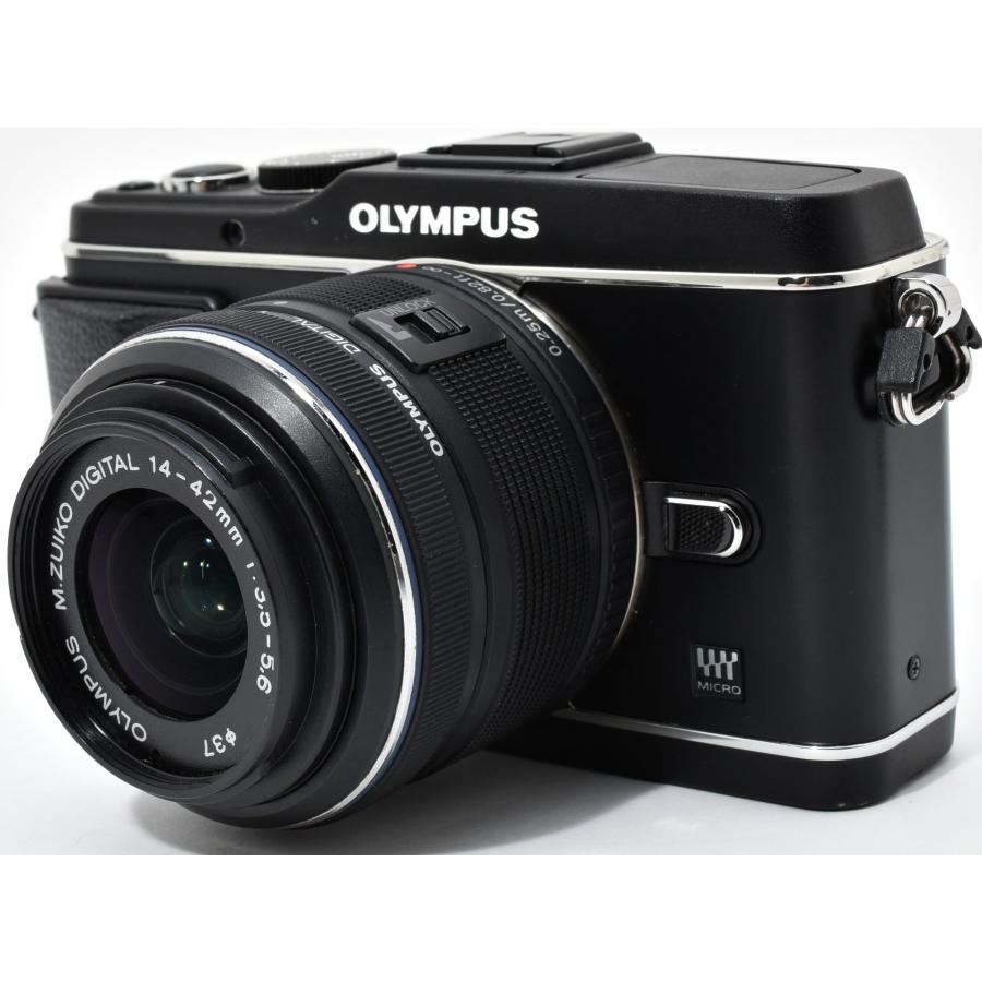 OLYMPUS PEN オリンパス ミラーレス E-P3 レンズキット ブラック 中古 