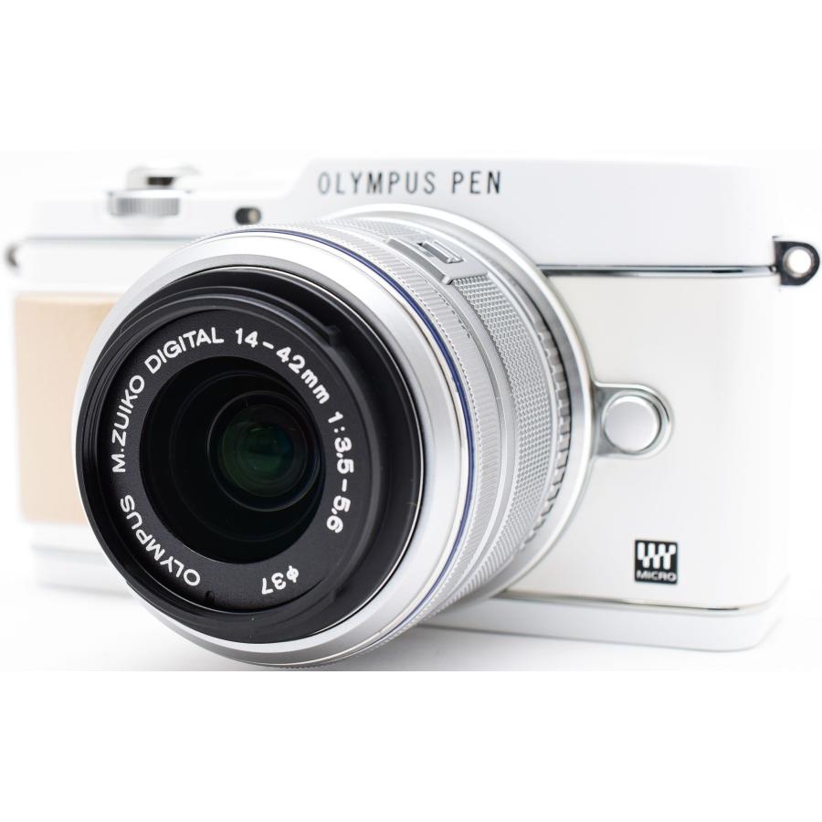 OLYMPUS PEN オリンパス ミラーレス E-P5 レンズキット ホワイト 中古 