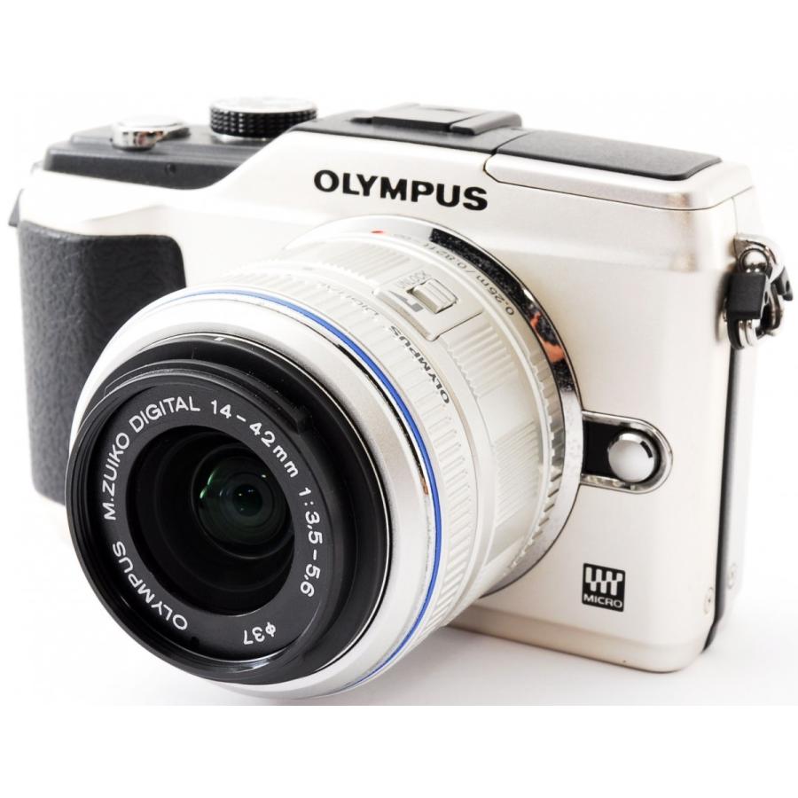 オリンパス ミラーレス OLYMPUS PEN Lite E-PL2 レンズキット シャンパンゴールド 中古 新品SDカード付き｜i-camera-shop