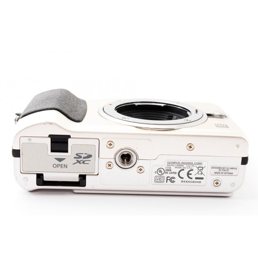 オリンパス ミラーレス OLYMPUS PEN Lite E-PL2 レンズキット シャンパンゴールド 中古 新品SDカード付き｜i-camera-shop｜06