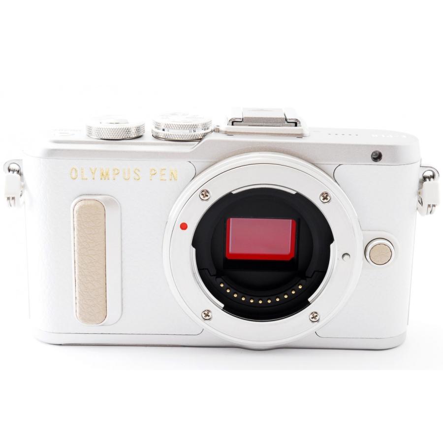 オリンパス ミラーレス OLYMPUS PEN E-PL8 レンズキット ホワイト 中古