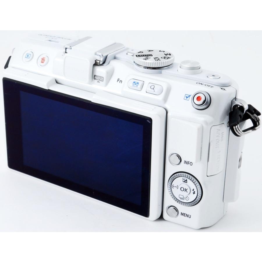 OLYMPUS PEN オリンパス ミラーレス Lite E-PL6 ダブルズーム ホワイト 