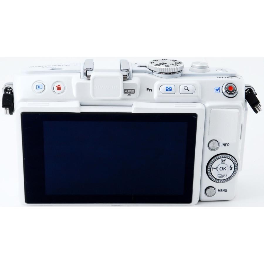 OLYMPUS PEN オリンパス ミラーレス Lite E-PL6 ダブルズーム ホワイト