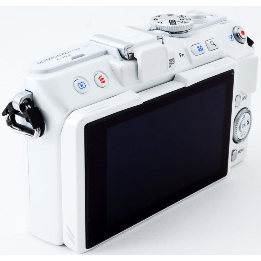 確実正規品  White ダブルズームキット E-PL6 E−PL6 OLYMPUS デジタルカメラ