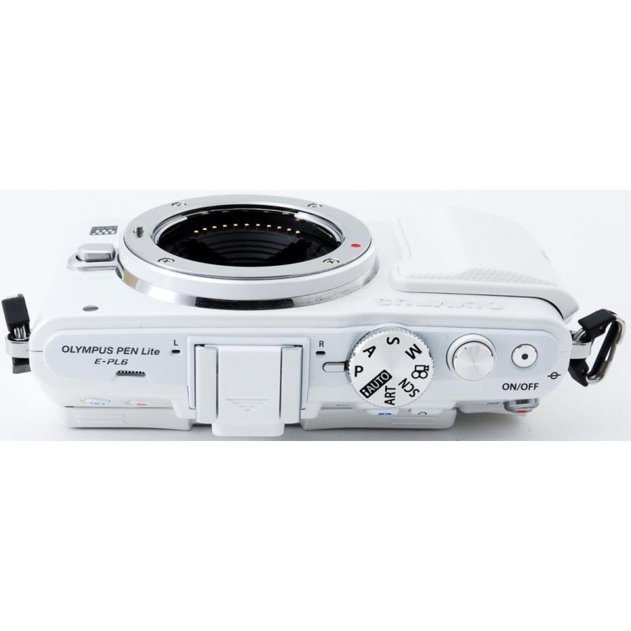 OLYMPUS PEN オリンパス ミラーレス Lite E-PL6 ダブルズーム ホワイト 