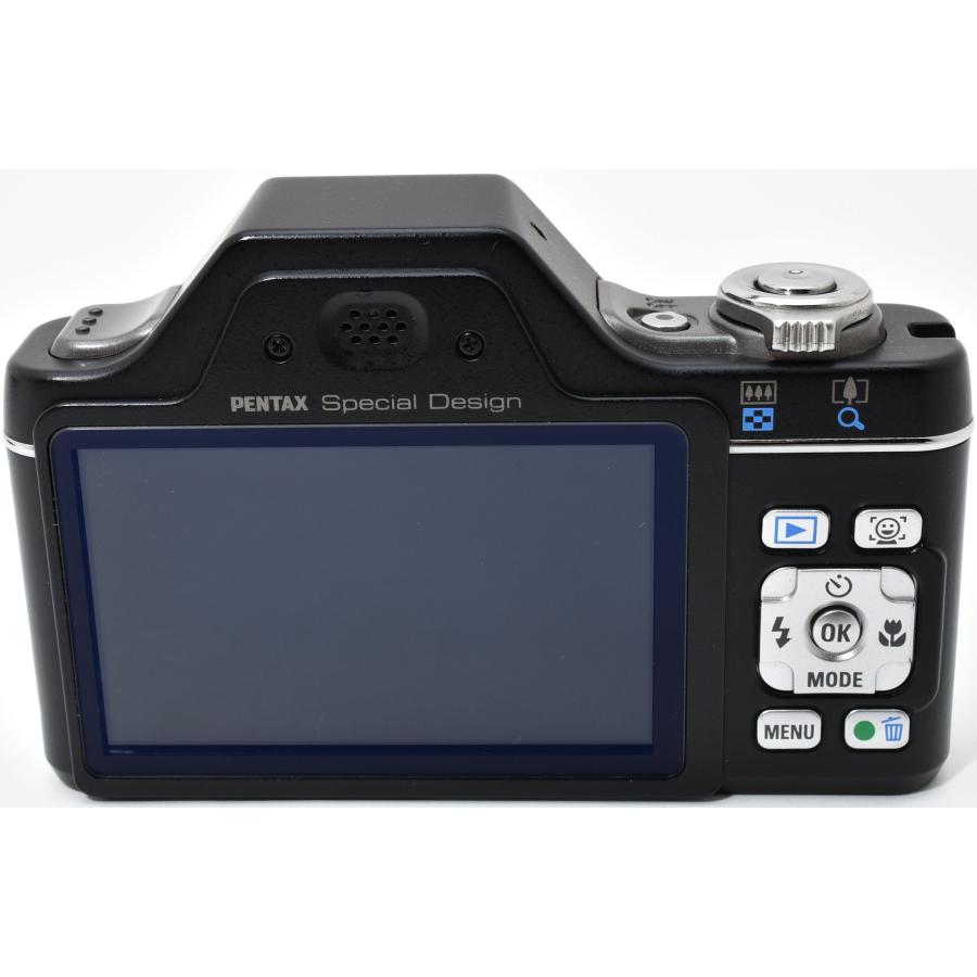 Optio ペンタックス コンデジ PENTAX I-10 ブラック 中古 新品SDカード