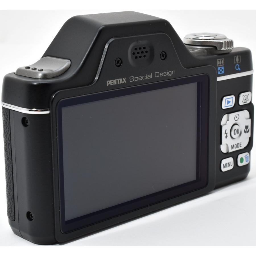 Optio ペンタックス コンデジ PENTAX I-10 ブラック 中古 新品SDカード