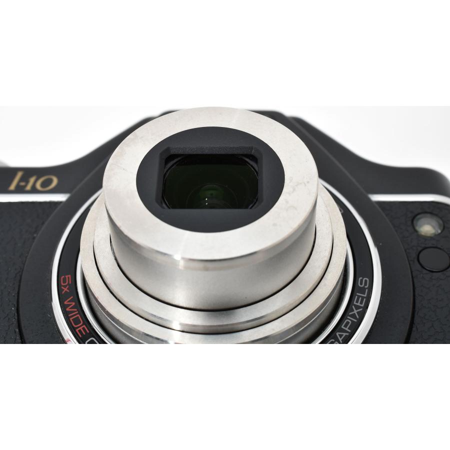 Optio ペンタックス コンデジ PENTAX I-10 ブラック 中古 新品SDカード
