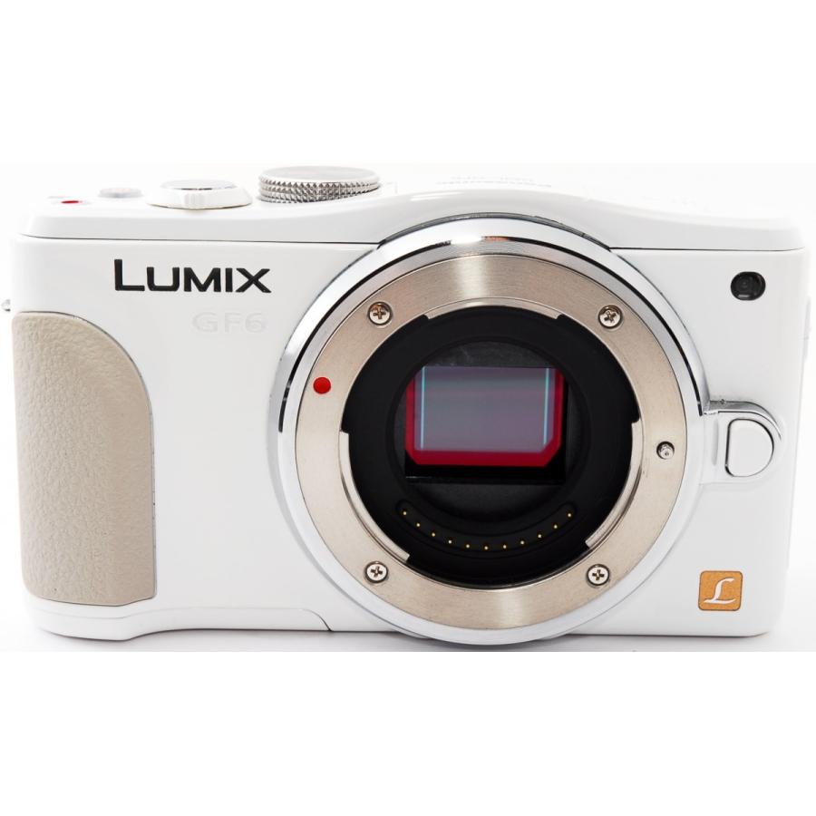 ミラーレス パナソニック Panasonic LUMIX DMC-GF6 レンズキット ホワイト 中古 Wi-Fi搭載 新品SDカード付き 届いてすぐに使える｜i-camera-shop｜02