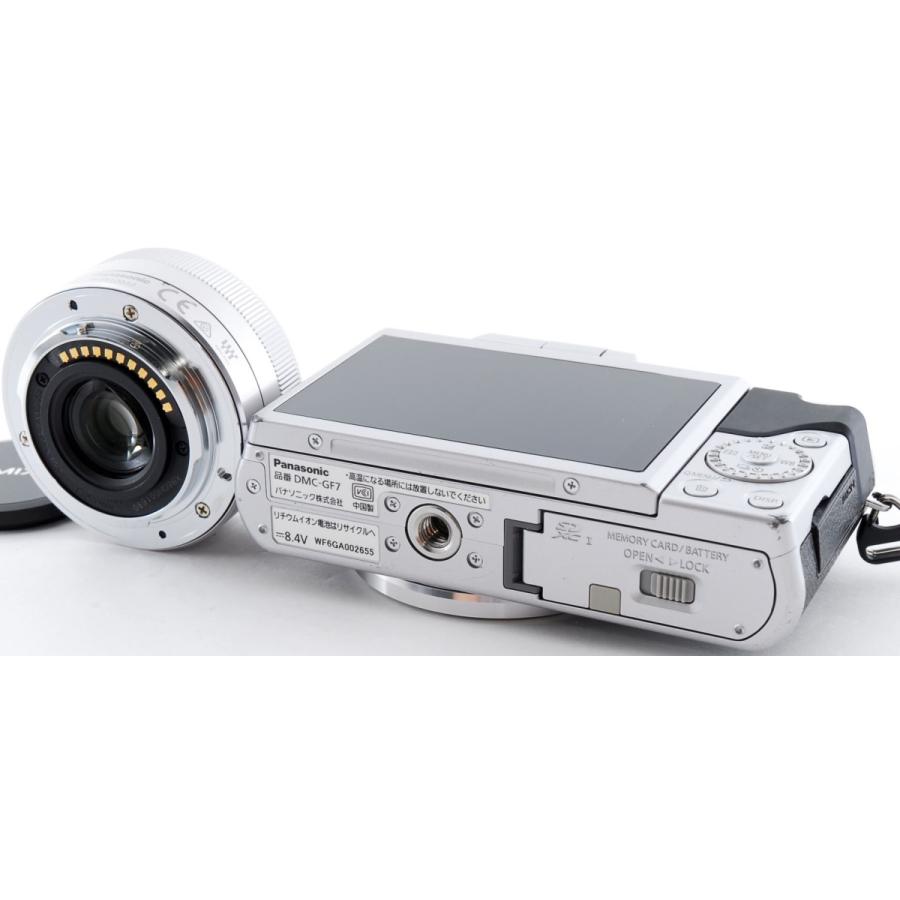 パナソニック ミラーレス Panasonic LUMIX DMC-GF7 レンズキット シルバー 中古 Wi-Fi搭載 新品SDカード付き 届いてすぐに使える｜i-camera-shop｜07