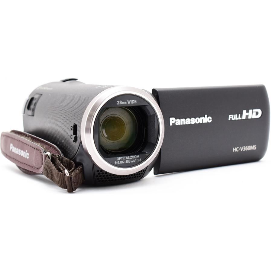 Panasonic パナソニック ビデオカメラ HC-V360MS-K ブラック Panasonic パナソニック ビデオカメラ HC-V360MS-K ブラック