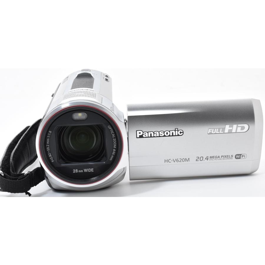 Panasonic（パナソニック） ビデオカメラ Panasonic HC-V620M シルバー