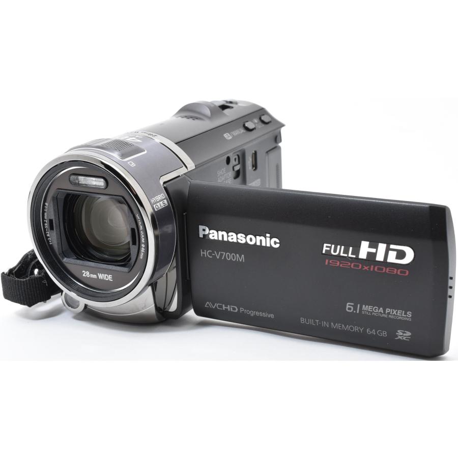 Panasonic（パナソニック） ビデオカメラ Panasonic HC-V700M ブラック