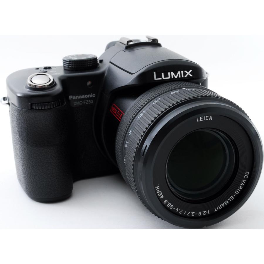 パナソニック コンデジ Panasonic LUMIX DMC-FZ50 ブラック 中古 新品SDカード ＆ 予備バッテリー付き 届いてすぐに使える｜i-camera-shop｜03