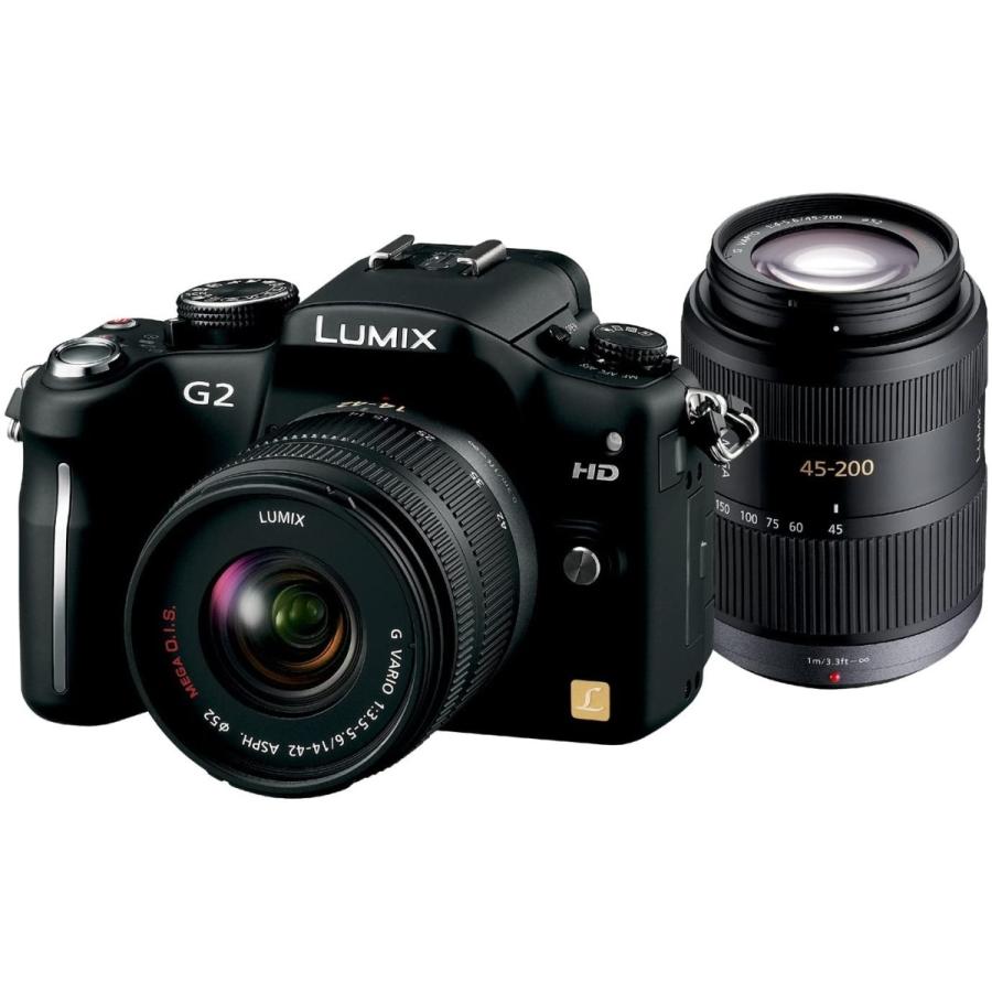 Panasonic - 【新品未開封】Panasonic Lumix ミラーレス一眼カメラWズームキット LUMIX ミラーレス パナソニック Panasonic 中古 DMC-G2 ダブル