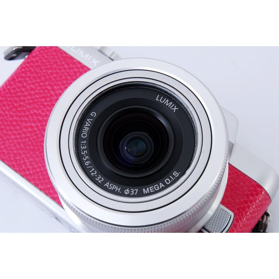 ミラーレス一眼 中古 Wi-Fi Panasonic パナソニック LUMIX DMC-GF7 レンズキット ピンク