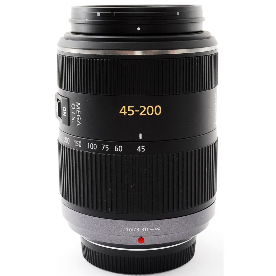 パナソニック 望遠レンズ Panasonic LUMIX G VARIO 45-200mm F4.0-5.6 MEGA O.I.S.  中古 保証 レンズフード付き｜i-camera-shop｜07