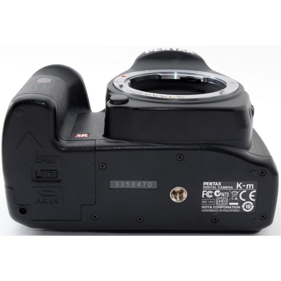 Kシリーズ ペンタックス デジタル一眼 PENTAX K-m ブラック レンズ 