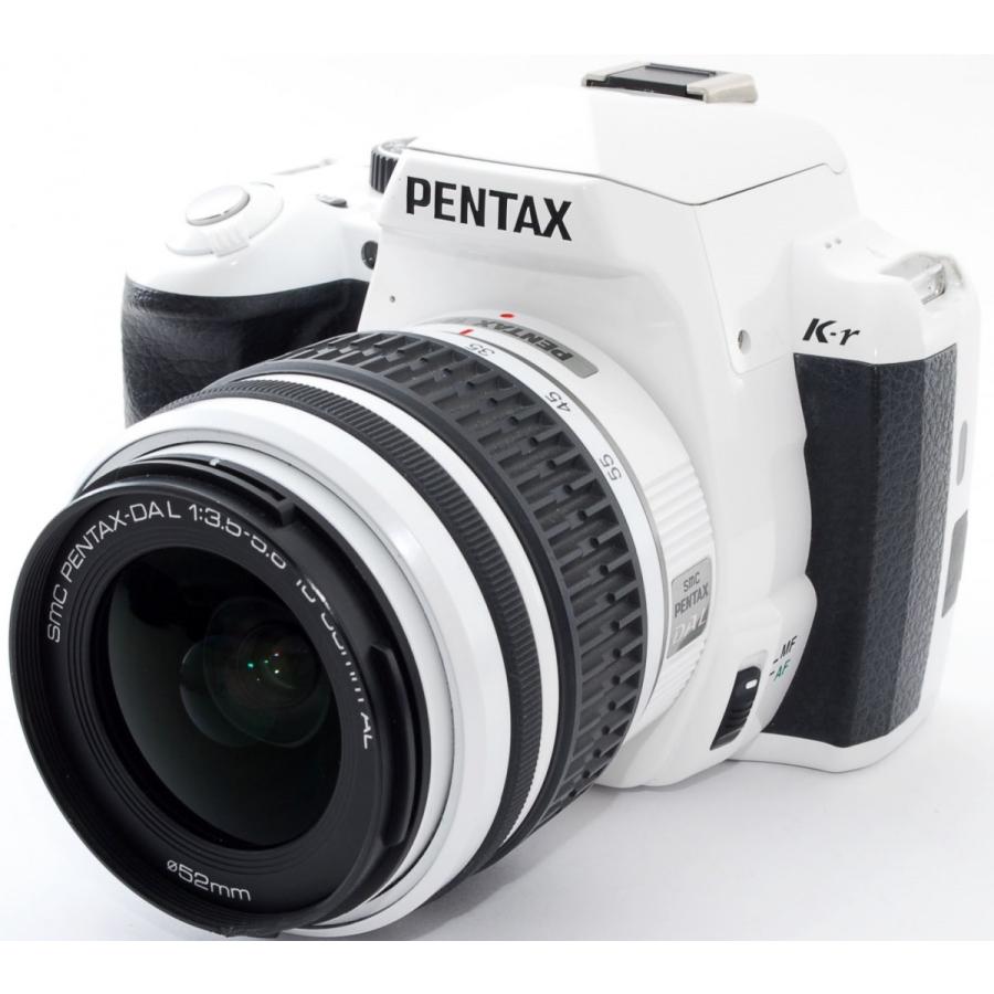 デジタル一眼 中古 スマホに送れる PENTAX ペンタックス K-r ホワイト 