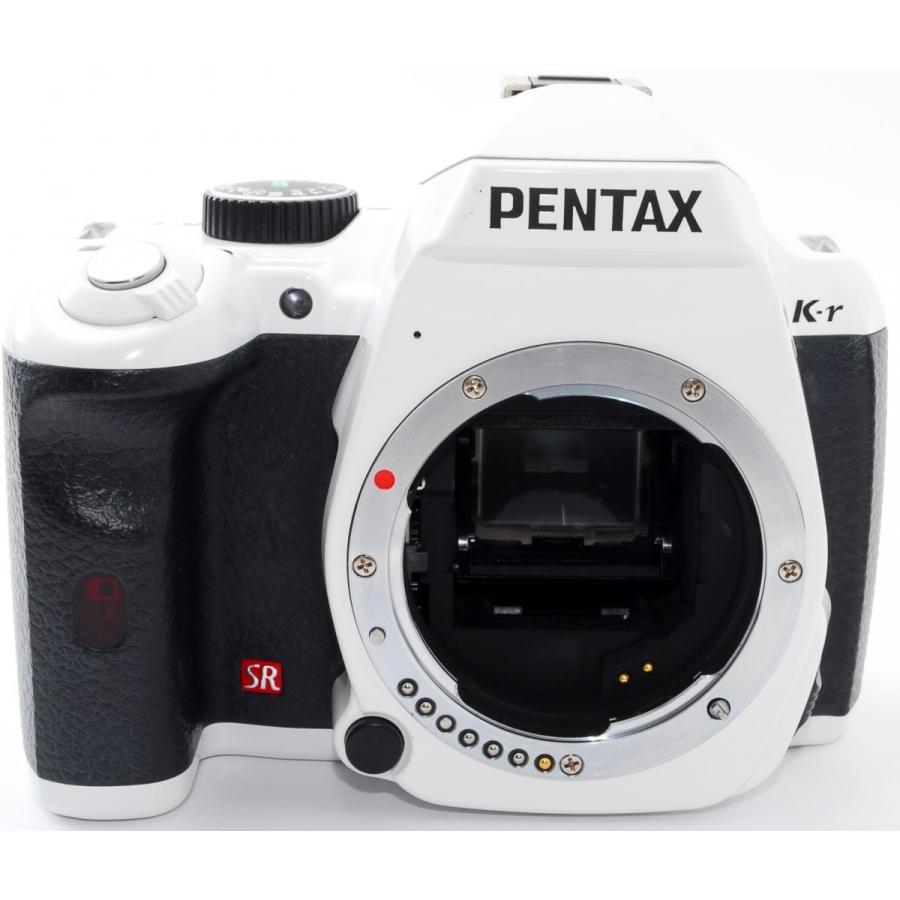 デジタル一眼 中古 スマホに送れる PENTAX ペンタックス K-r ホワイト 