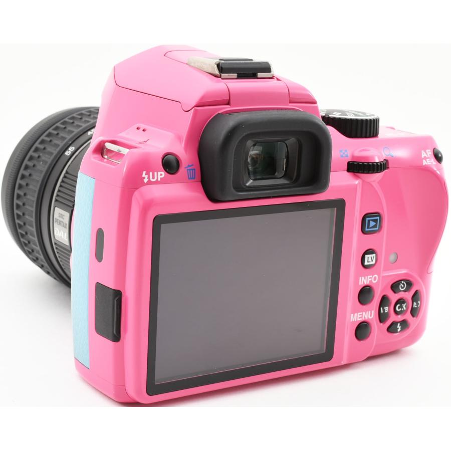 PENTAX K-r ピンク デジタル一眼レフカメラ　美品 ペンタックス デジタル一眼 PENTAX K-r ピンク×アクア レンズ