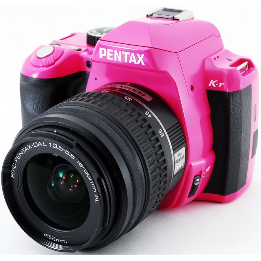 PENTAX デジタル一眼レフ k-r ピンク×ブラック-