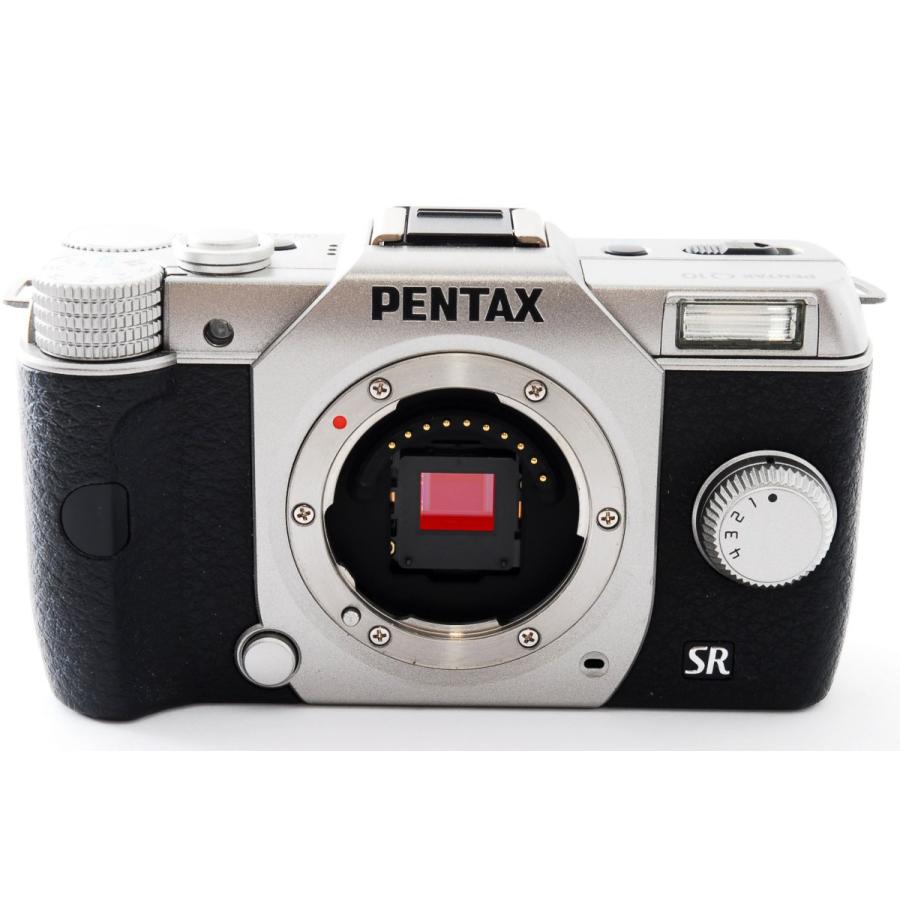 ペンタックス ミラーレス PENTAX Q10 レンズキット シルバー 中古 SD