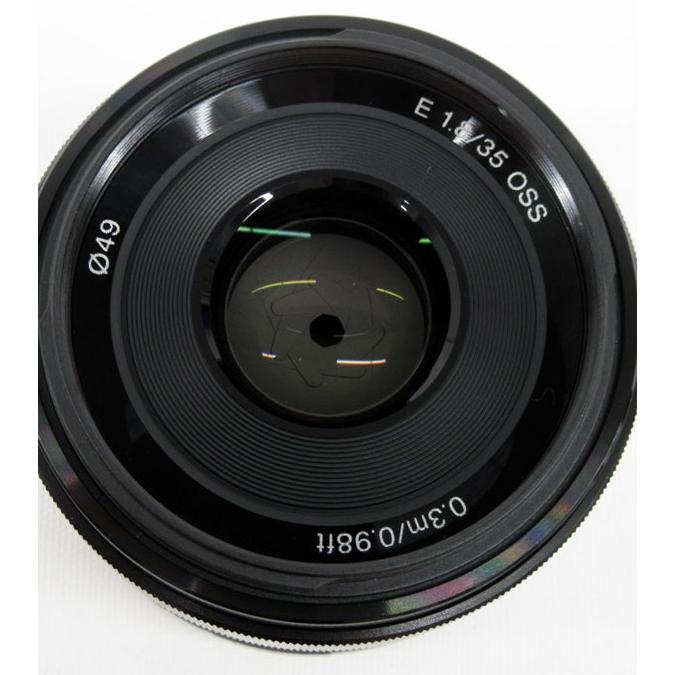 ソニー SONY 交換レンズ 中古 保証 E 35mm F1.8 OSS SEL35F18 APS-C専用｜i-camera-shop｜02