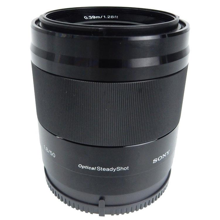 SONY ソニー 単焦点レンズ E 50mm F1.8 OSS ブラック 中古 保証