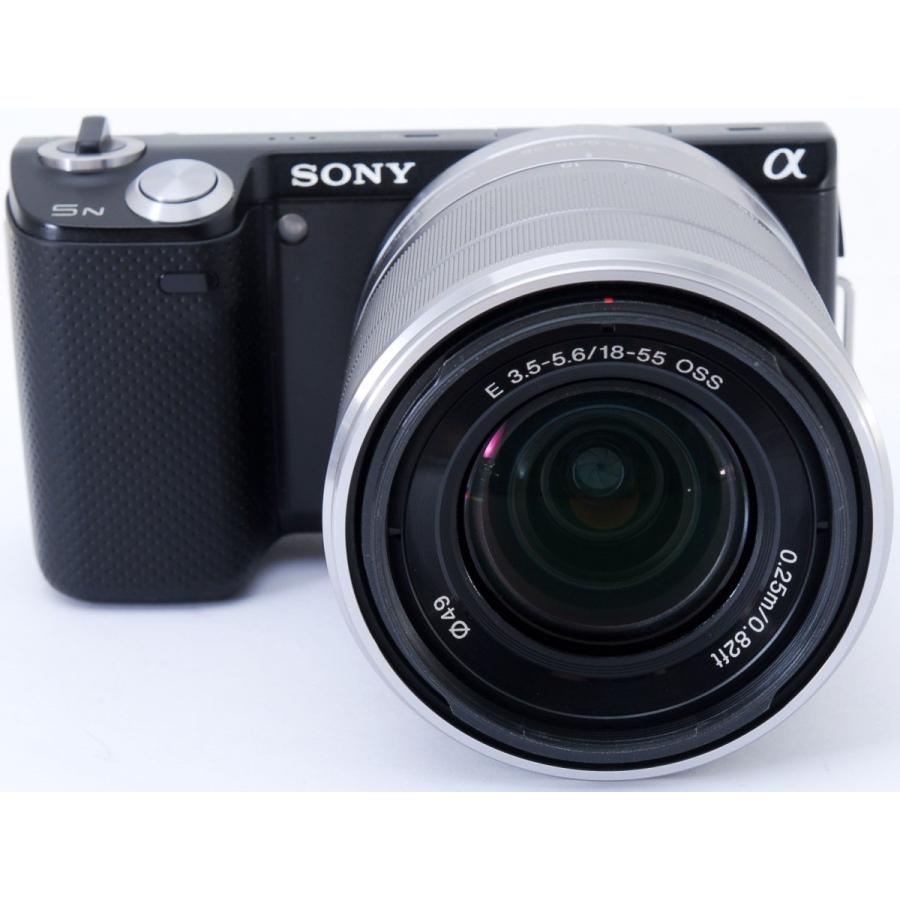 ソニー ミラーレス一眼 SONY α NEX-5N ブラック レンズキット 中古 新品SDカード付き 届いてすぐに使える｜i-camera-shop｜02