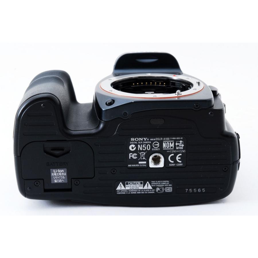 初心者 おすすめ★SONY α 100 ダブルズーム★一眼レフカメラ　すぐ使える SONY（ソニー） α100 DSLR-A100 初心者に最適 標準望遠ダブルズーム