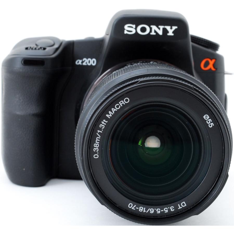 ソニー デジタル一眼 SONY α200 レンズキット DSLR-A200K 届いてすぐに