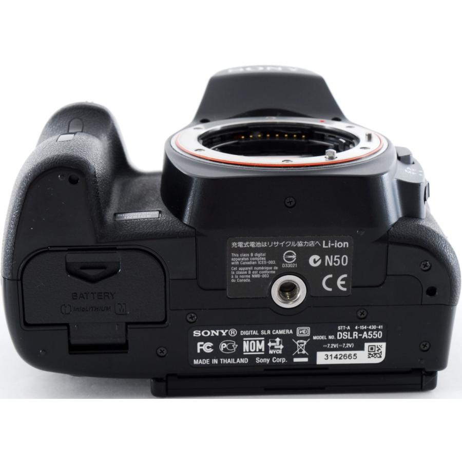 SONY ソニー デジタル一眼 α550 レンズキット 中古 新品SDカード SONY ソニー デジタル一眼 α550 レンズキット 中古 新品SDカード