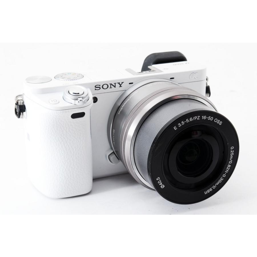 SONY ソニー ミラーレス α6000 レンズキット ホワイト 中古 Wi SONY ソニー ミラーレス α6000 レンズキット ホワイト 中古 Wi