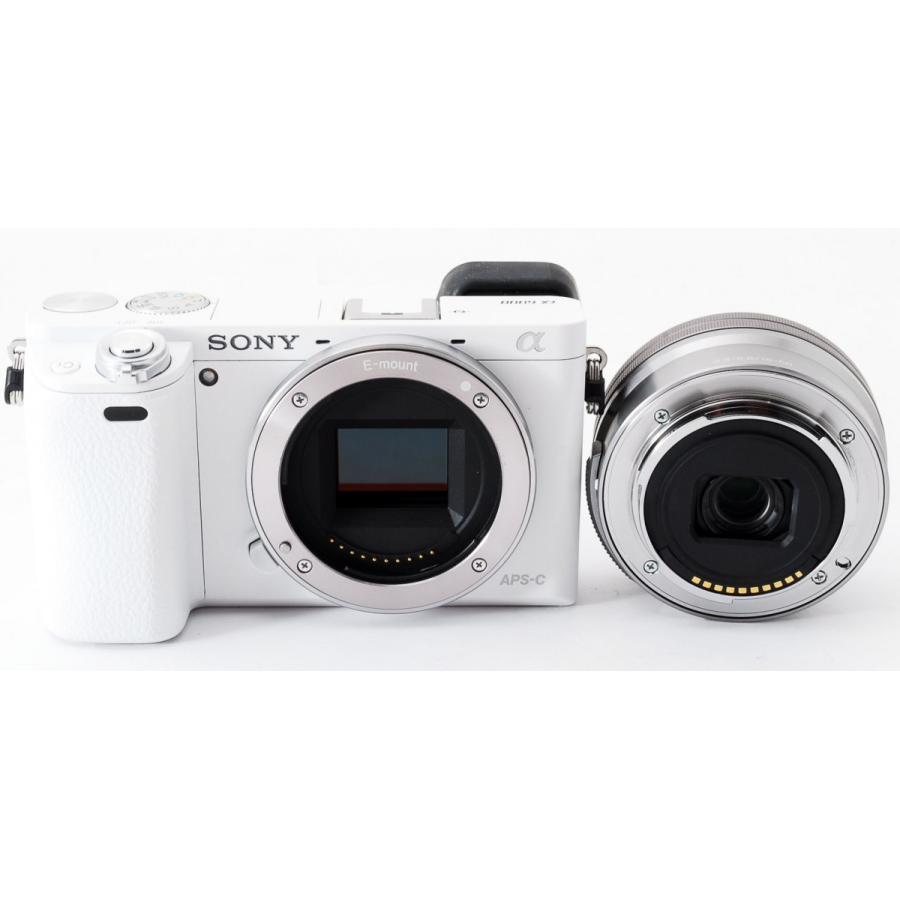 SONY ソニー ミラーレス α6000 レンズキット ホワイト 中古 Wi SONY ソニー ミラーレス α6000 レンズキット ホワイト 中古 Wi