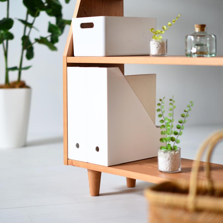 国産/無垢/完成品】マガジンラック オープンラック ブックシェルフ