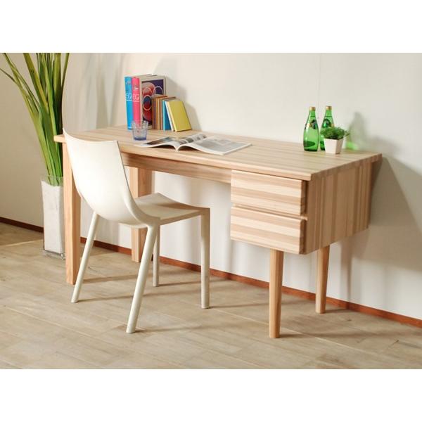 国産杉のデスク パソコンデスク PCデスク ワークデスク 学習机 ミシン