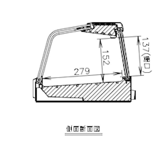 ホシザキ 恒温高湿ネタケース FNC-150BL-L 左ユニット LED照明付 ホシザキ 恒温高湿ネタケース FNC-150BL-L 左ユニット LED照明付