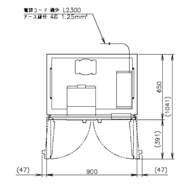 ホシザキ（HOSHIZAKI） 業務用冷凍庫 HF-90AT3-1｜内容積 580L｜三相
