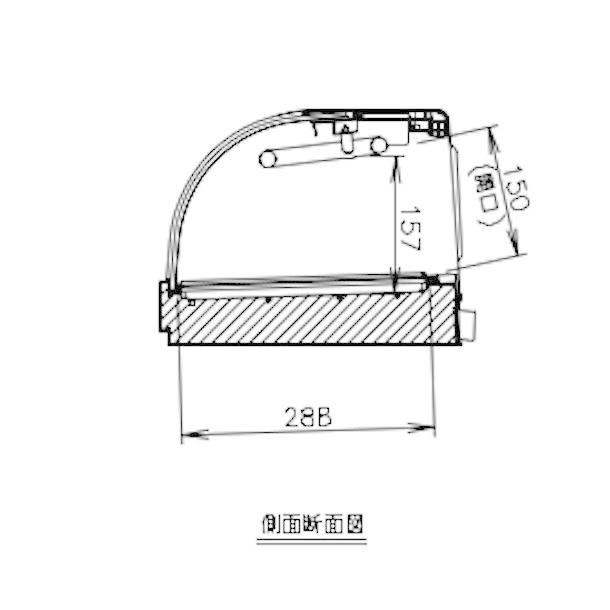 ホシザキ 冷蔵ネタケース HNC-90B-R-B 右ユニット 冷蔵ショー ホシザキ 冷蔵ネタケース HNC-90B-R-B 右ユニット 冷蔵ショー