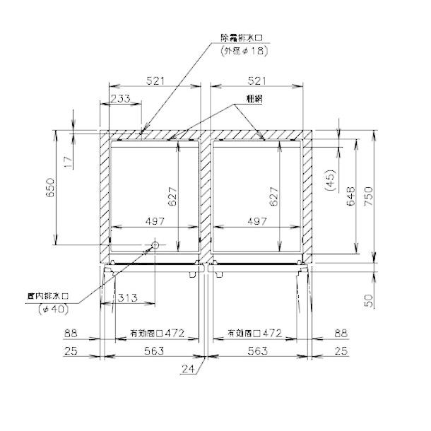 ホシザキ HRF-120AF3 (新型番:HRF-120AF3-1) 業務用冷凍冷蔵庫 ホシザキ HRF-120AF3 (新型番:HRF-120AF3-1) 業務用冷凍冷蔵庫
