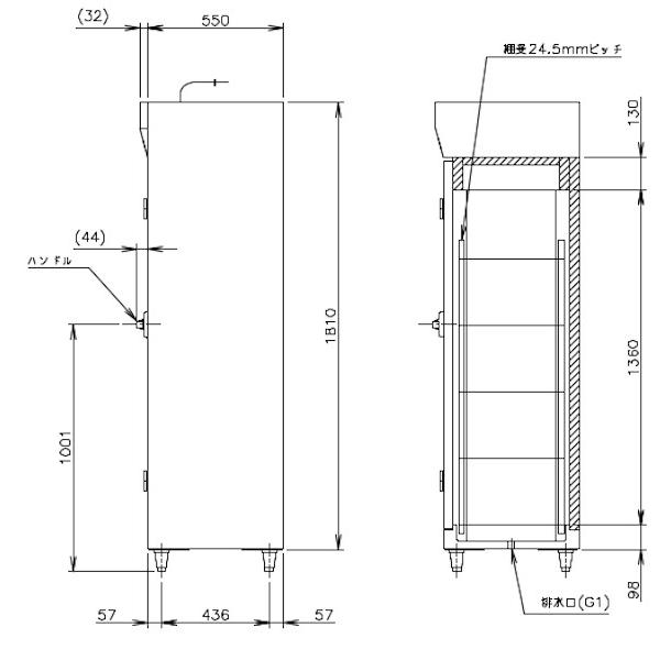 ホシザキ 消毒保管庫 HSB-15SB3 3列5段15カゴ 片面扉 奥行1列 ホシザキ 消毒保管庫 HSB-15SB3 3列5段15カゴ 片面扉 奥行1列
