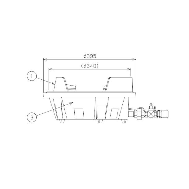 マルゼン(厨房機器) MG-12B マルゼン 鋳物コンロ 《スーパー マルゼン(厨房機器) MG-12B マルゼン 鋳物コンロ 《スーパー